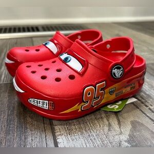 Lightning McQueen Light Up Crocs Size 8c